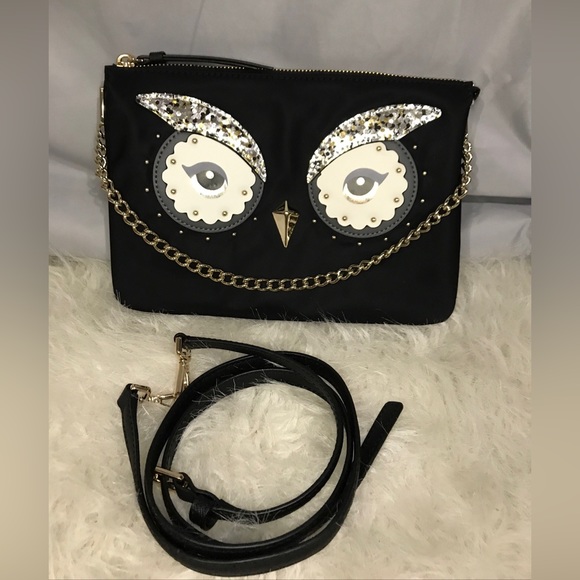 Beautiful Kate Spade Owl Crossbody with Removable Long Strap - Picture 6 of 11